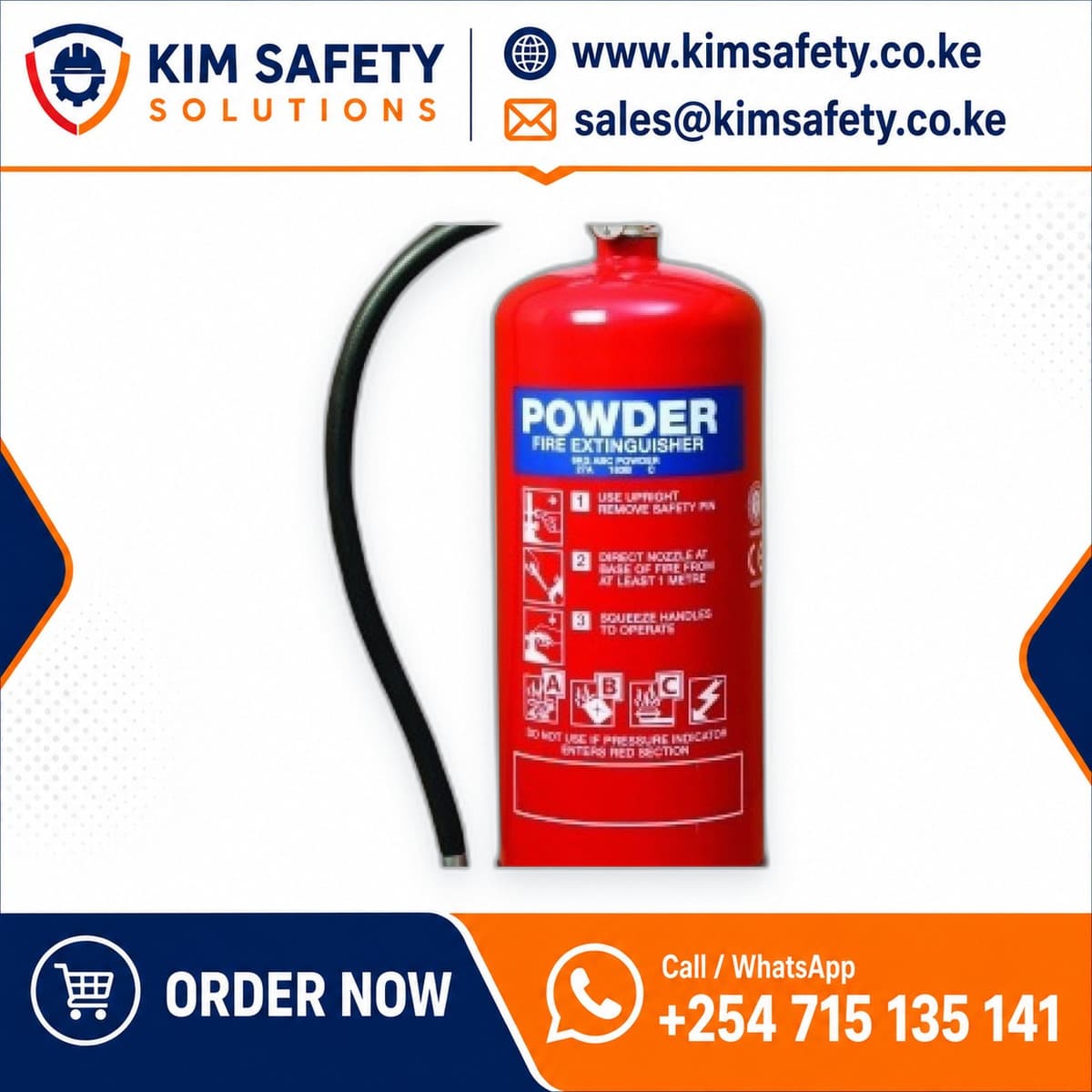 6kg Dry Powder Extinguisher